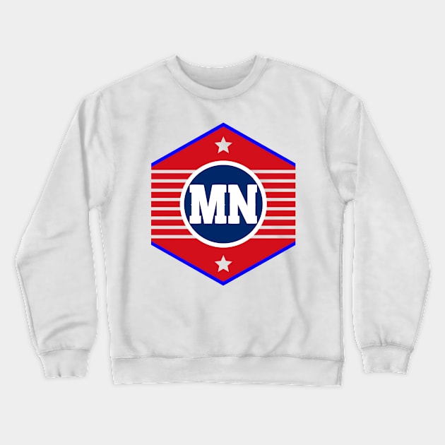 Minnesota Crewneck Sweatshirt by colorsplash